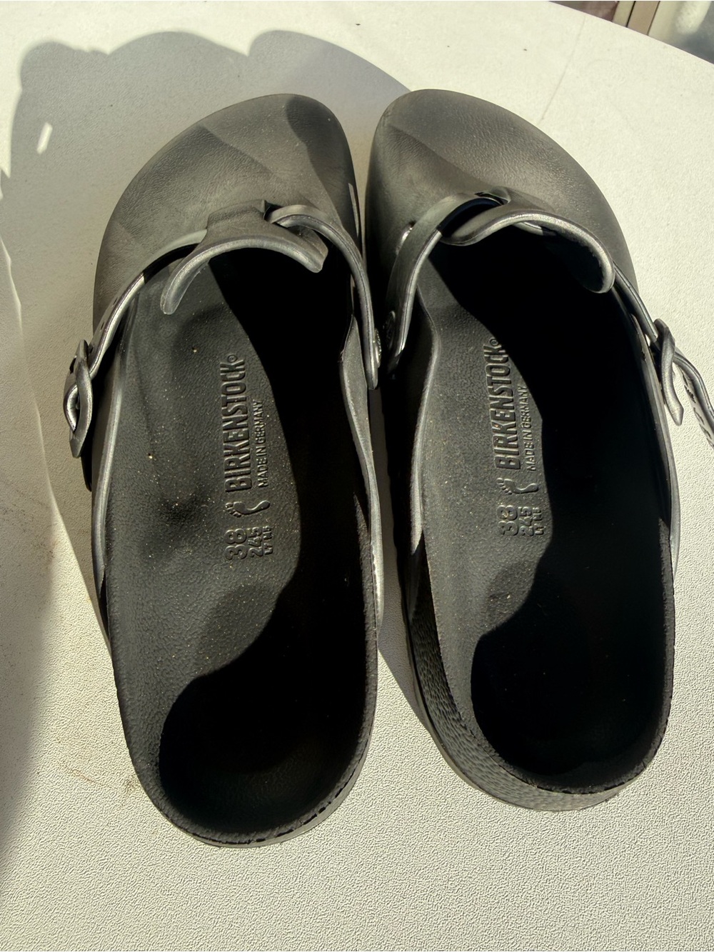 Birkenstock Black Boston Essential Clogs